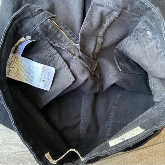 Levi’s 721 Ripped High Waist  Cropped Raw Hem Skinny Jeans - Picture 16 of 16